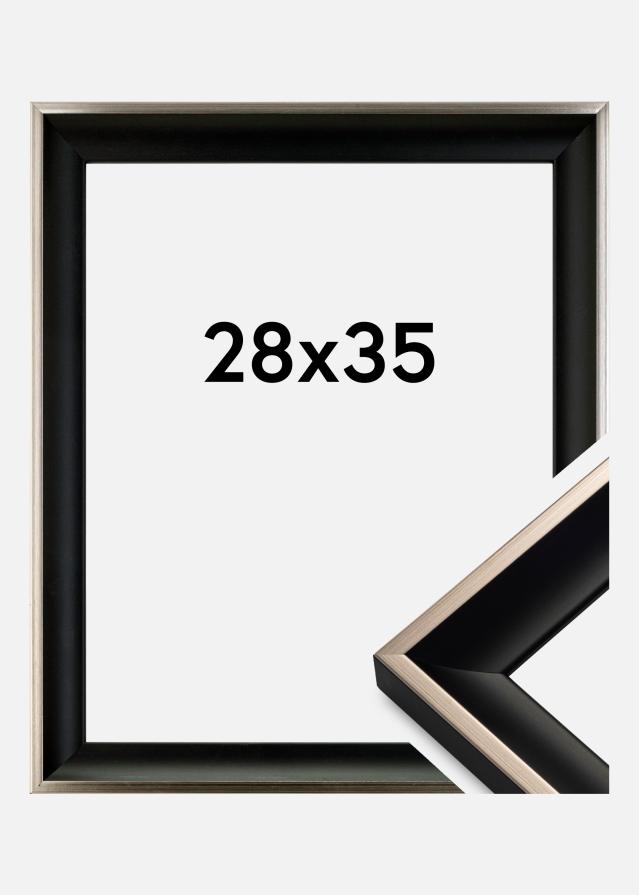 Rama Öjaren Czarno-Srebrny 28x35 cm