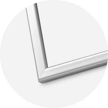 Rama Slim Matowy Szkło antyrefleksyjne Srebrny 30x40 cm