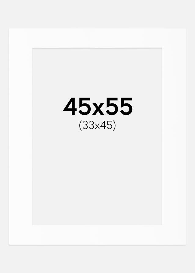 Passe-patrout Biały Standard (Białe Rdzeń) 45x55 cm (33x45)