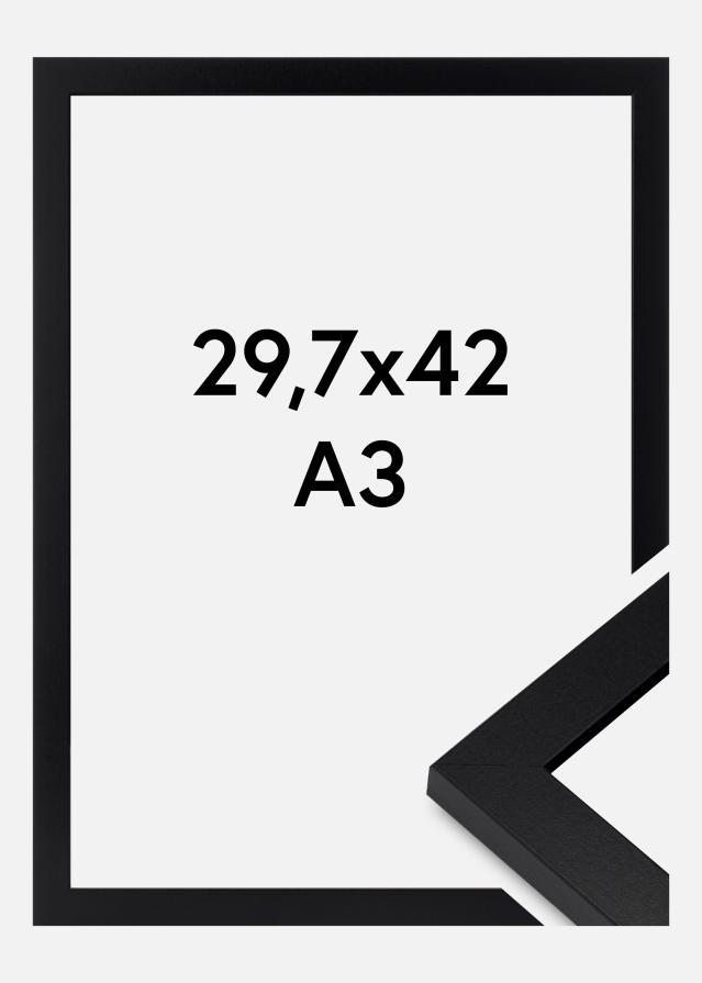 Rama Deco Szkło akrylowe Czarny 29.7x42 cm (A3)