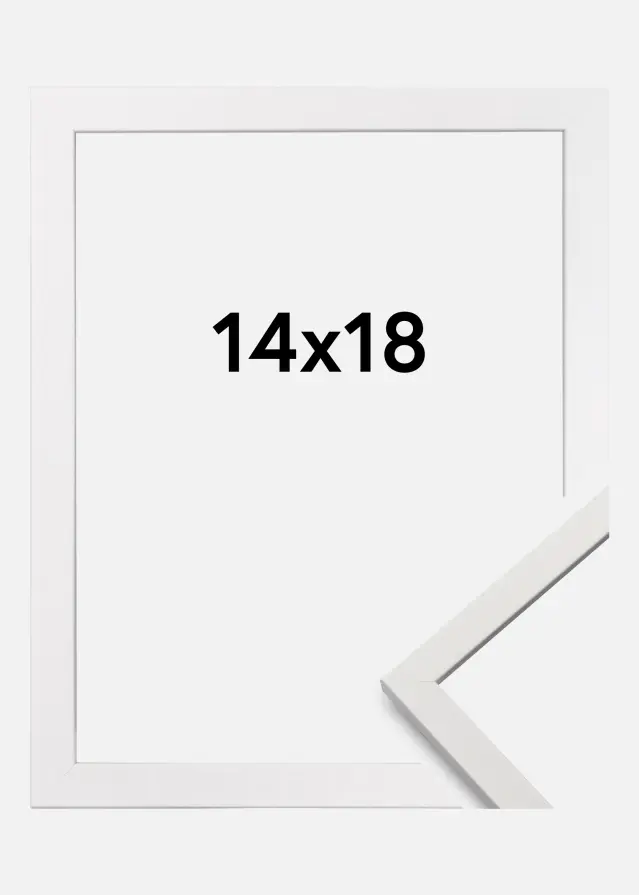 Rama Edsbyn Biały 14x18 cm