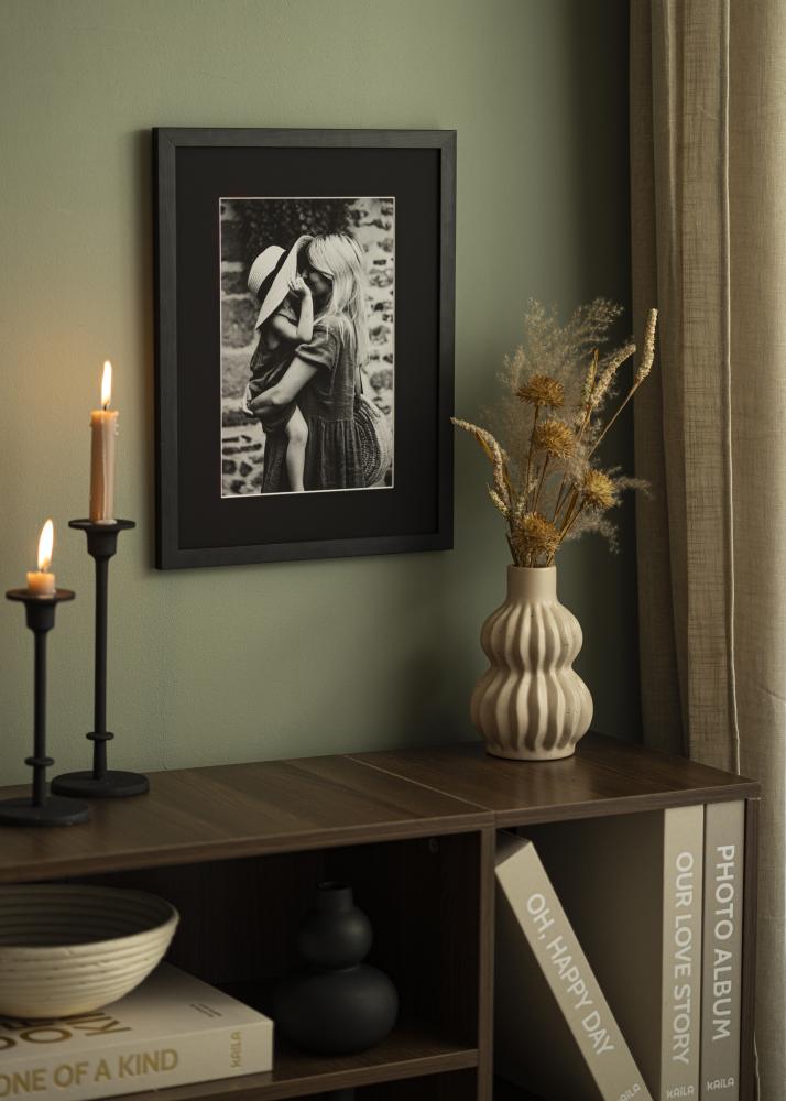 Passe-patrout Czarny Standard Biały środek 29,7x42 cm (19x29)