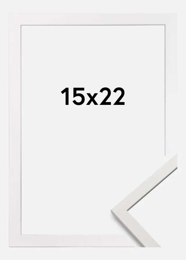 Rama Edsbyn Biały 15x22 cm