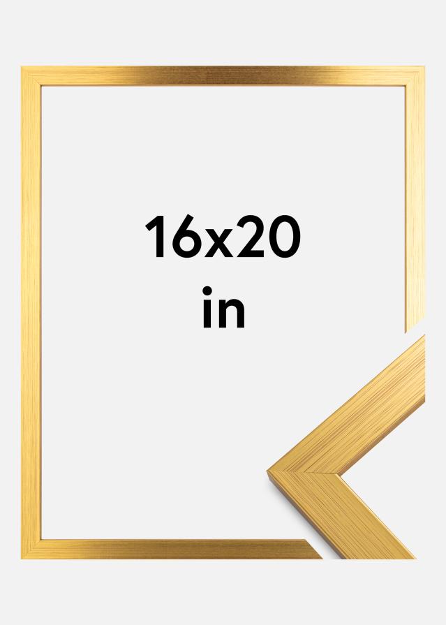 Rama Gold Wood Szkło akrylowe 16x20 inches (40,64x50,8 cm)