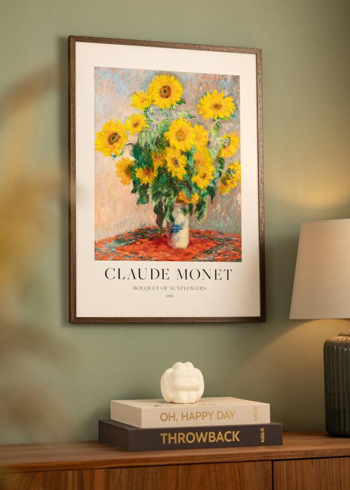 Rama Ares Szkło akrylowe Orzech 21x29,7 cm (A4)