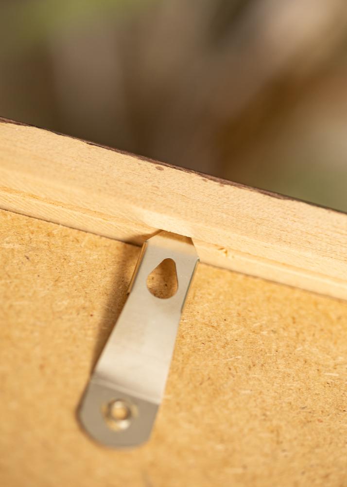 Ramka Hermes Teak 60x90 cm - Passe-partout Biały 50x75 cm