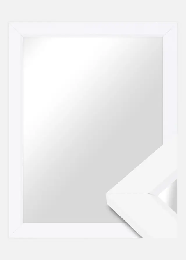 Lustro Åsarna Biały - Własne wymiary