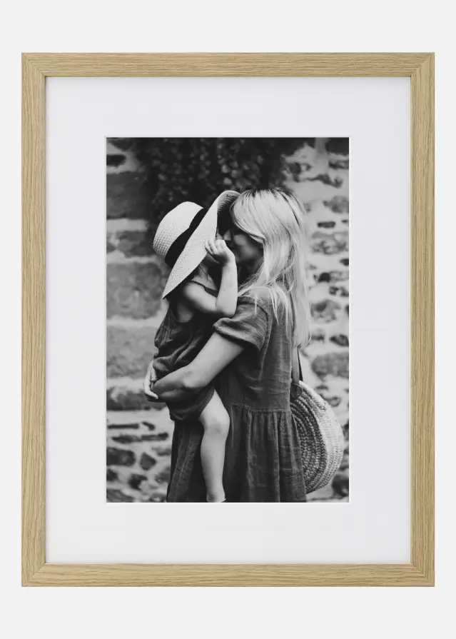 Pakiet zdjęcie z oprawą Dąb z Passe-patrout - M (20x30 cm)