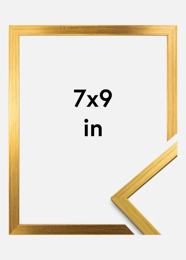 Rama Edsbyn Szkło akrylowe Złoty 7x9 inches (17,78x22,86 cm)