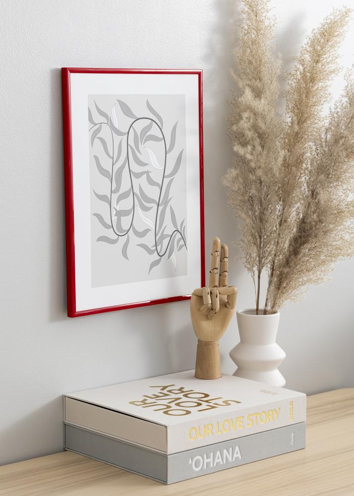 Rama New Lifestyle Medium Red 50x70 cm - Passe-patrout Biały 16x24 inches