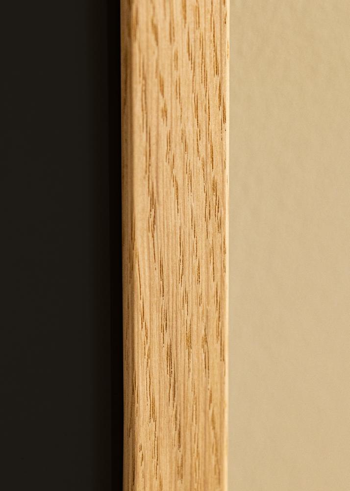 Rama Trendline Dąb 30x40 cm - Passe-patrout Czarny 20x28 cm