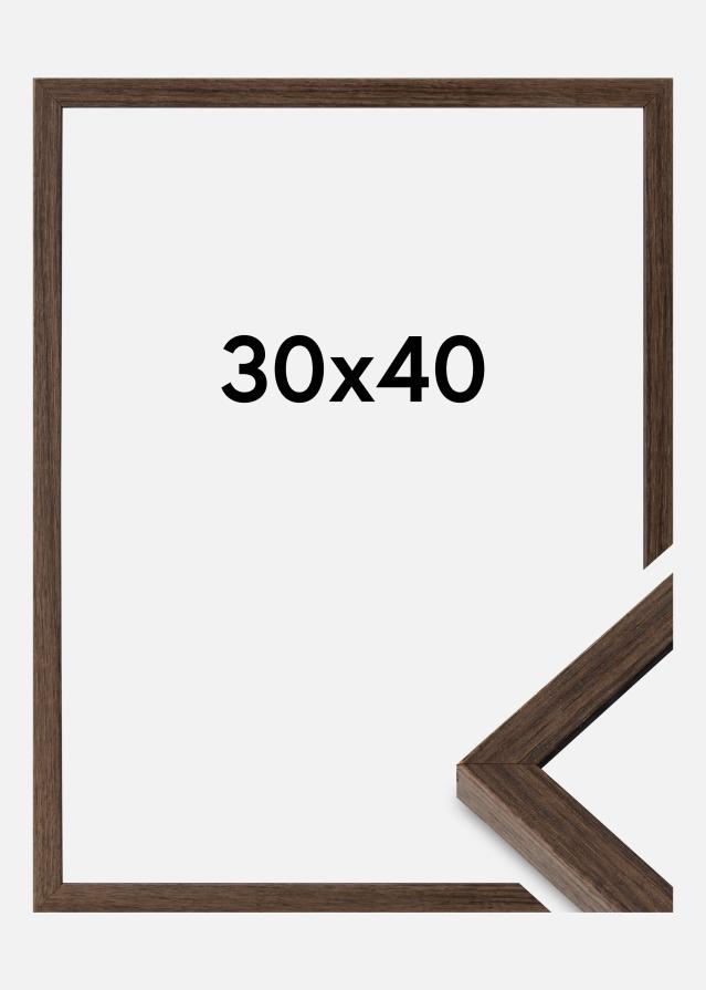 Rama Ares Szkło akrylowe Orzech 30x40 cm