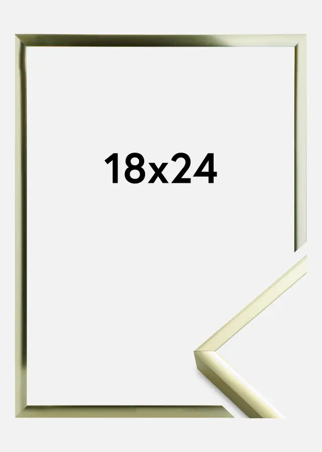Rama Plakat Frame Aluminum Gold 18x24 cm