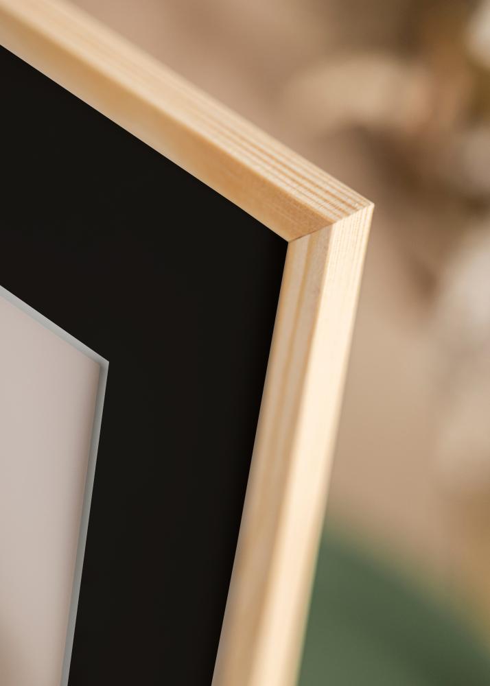 Rama Galant Sosna 30x30 cm - Passe-patrout Czarny 8x8 inches