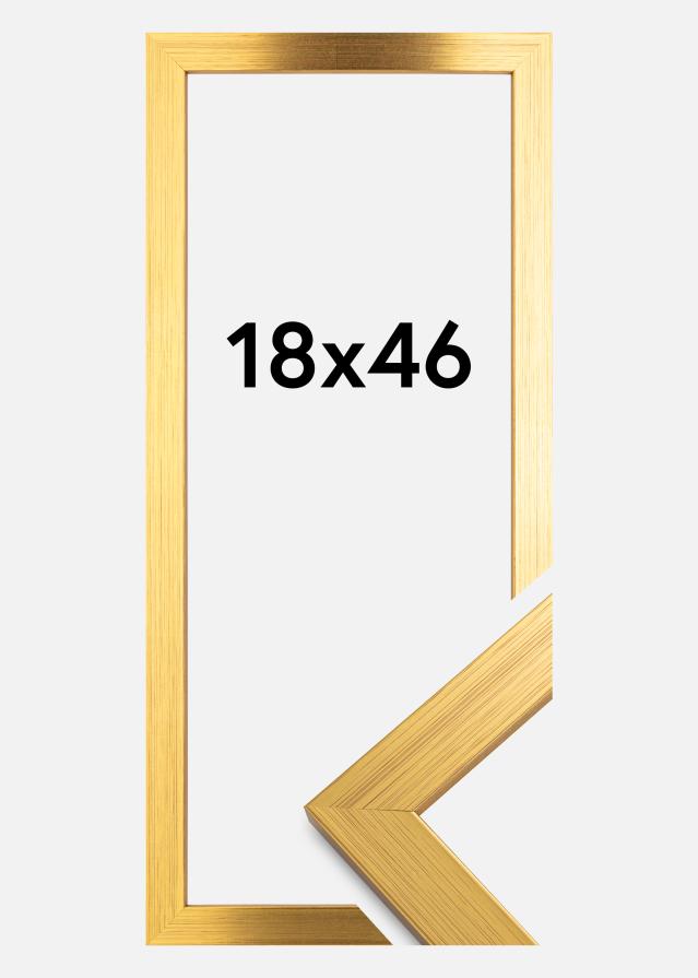 Rama Gold Wood Szkło akrylowe 18x46 cm