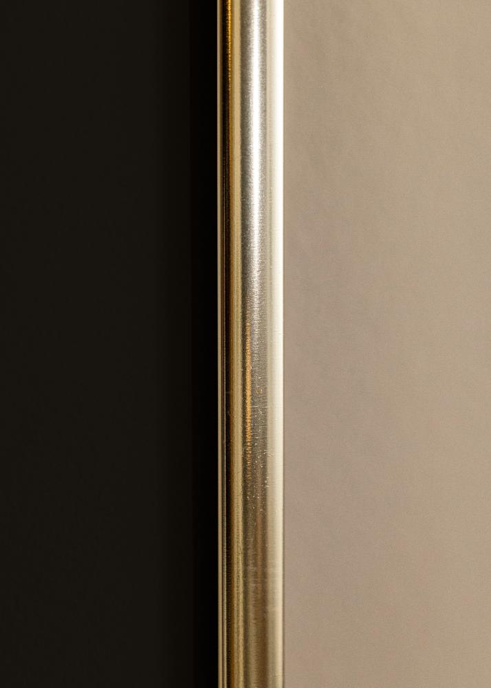 Rama Aluminium Złoty Połysk 70x100 cm - Passe-patrout Czarny 62x85 cm