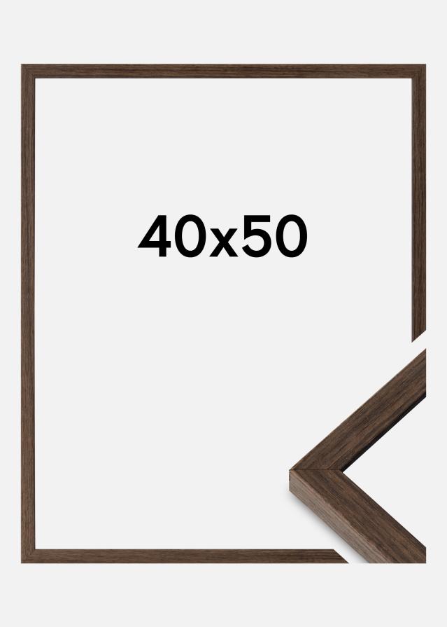 Rama Ares Szkło akrylowe Orzech 40x50 cm