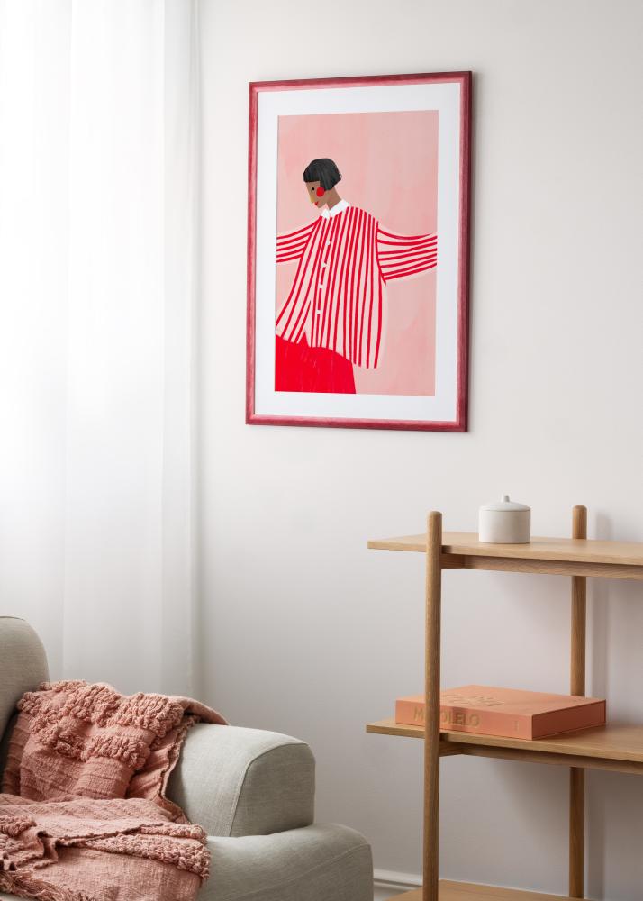 Rama Cornwall Szkło akrylowe Ciemnoczerwony 30x30 cm