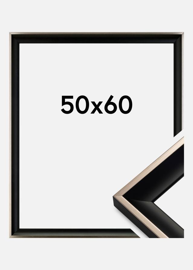 Rama Öjaren Czarno-Srebrny 50x60 cm