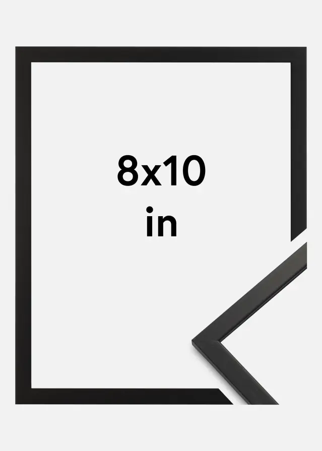 Rama Edsbyn Czarny 8x10 inches (20,32x25,4 cm)