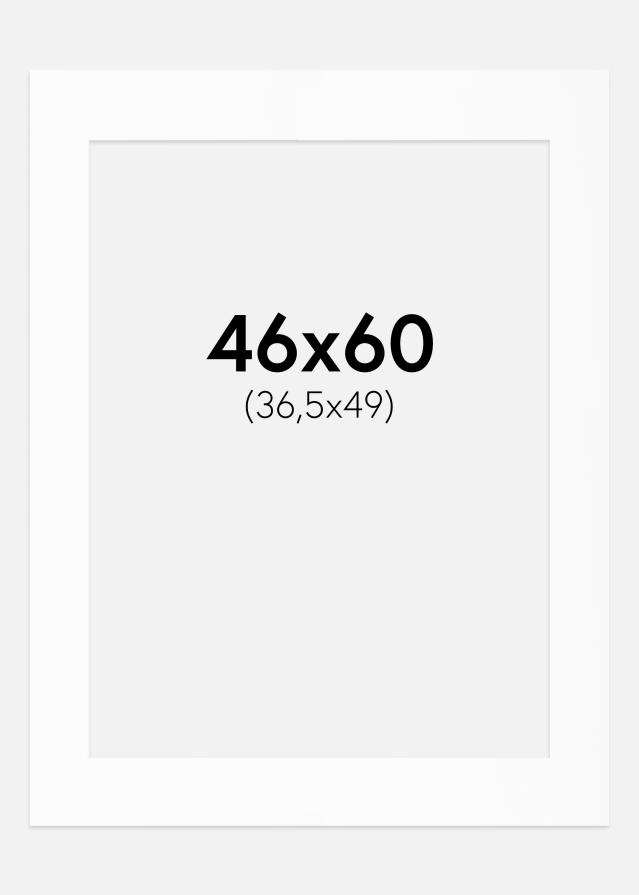 Passe-patrout Biały Standard (Białe Rdzeń) 46x60 cm (36,5x49)