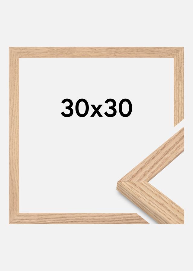 Rama Tidlös Szkło akrylowe Lity Dąb 30x30 cm