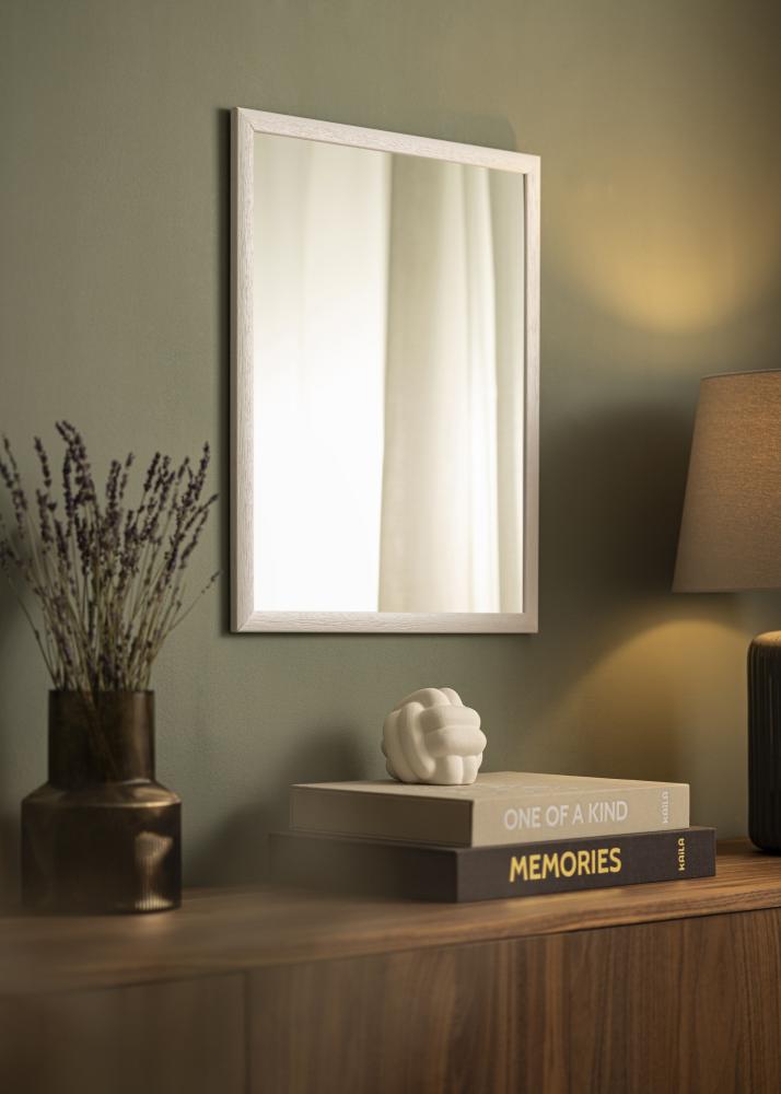 Lustro Cornwall Biały - Własne wymiary