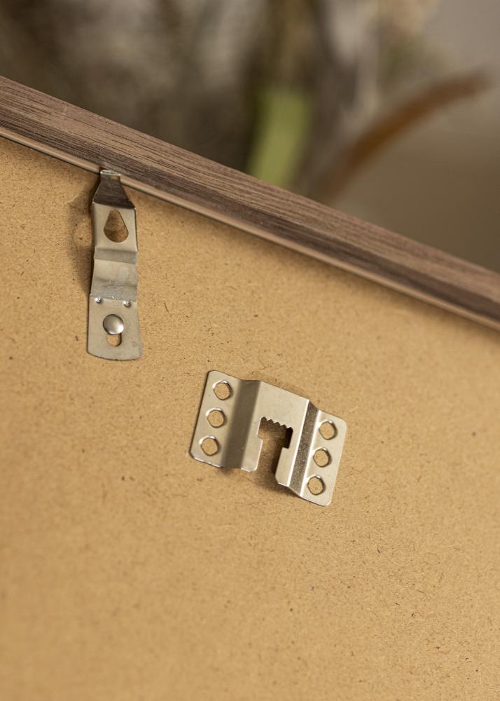 Rama Soul Walnut Veneer 70x70 cm - Passe-patrout Biały 60x60 cm