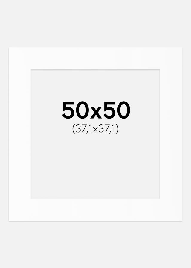 Passe-patrout Biały Standard (Białe Rdzeń) 50x50 cm (37,1x37,1)