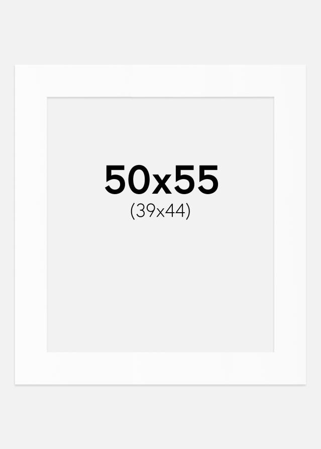 Passe-patrout Biały Standard (Białe Rdzeń) 50x55 cm (39x44)