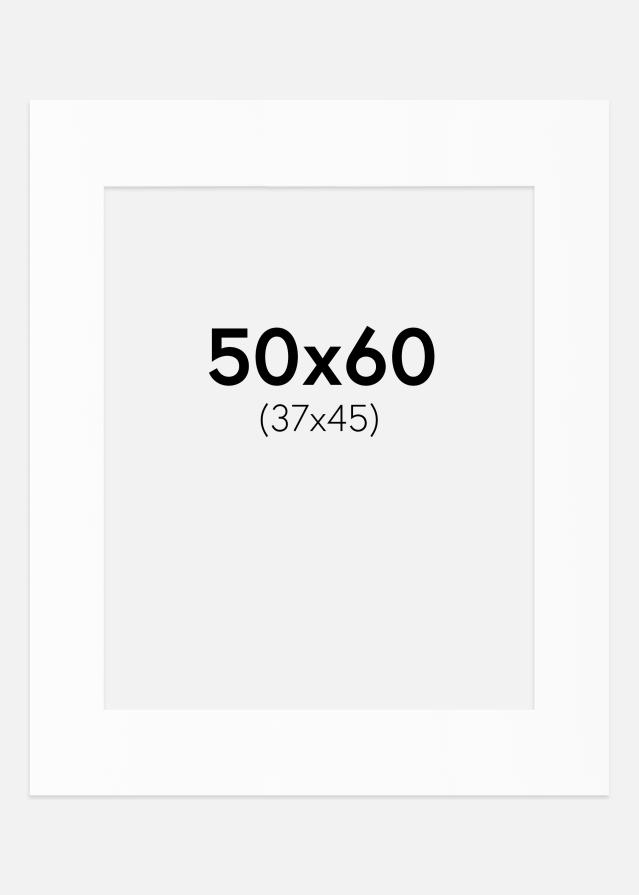 Passe-patrout Biały Standard (Białe Rdzeń) 50x60 cm (37x45)