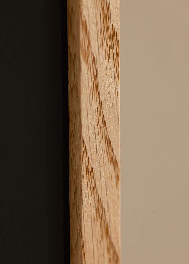 Rama E-Line Dąb 30x40 cm - Passe-patrout Czarny 21x29,7 cm (A4)