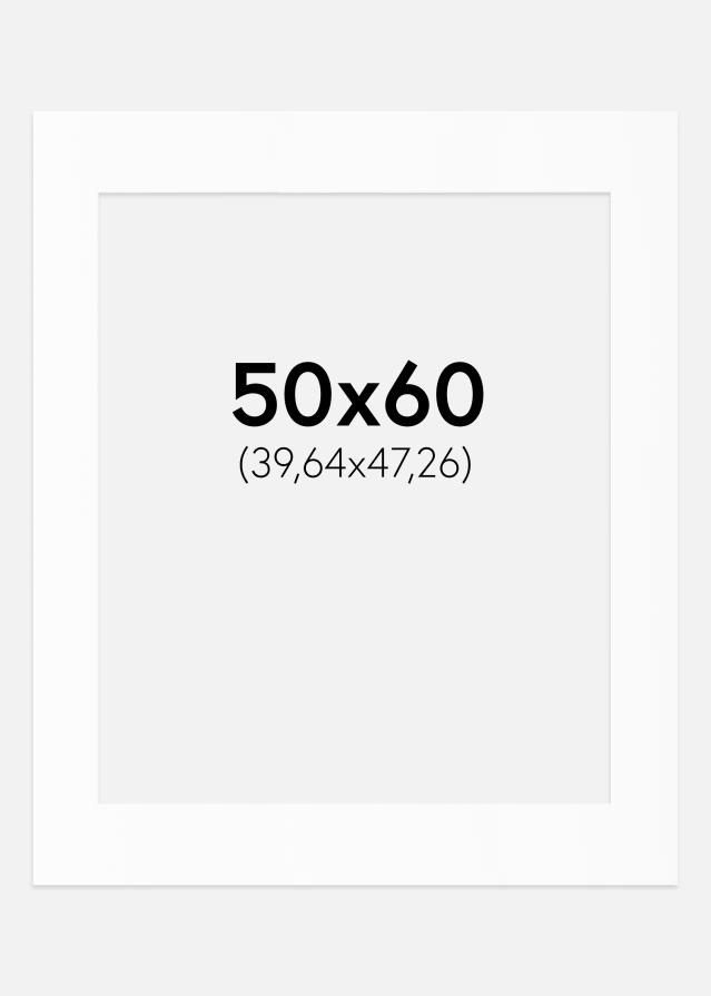 Passe-patrout Biały Standard (Białe Rdzeń) 50x60 cm (39,64x47,26)