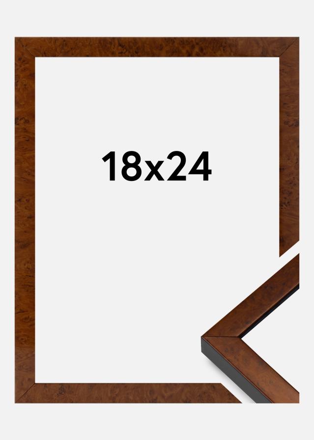 Rama Ares Szkło akrylowe Burr Walnut 18x24 cm