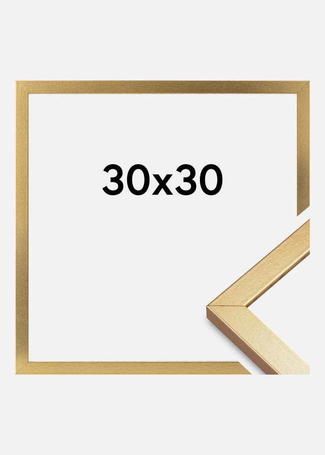 Rama Minerva Szkło akrylowe Złoty 30x30 cm