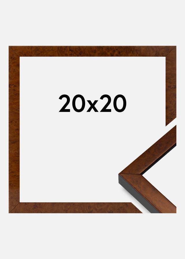 Rama Ares Szkło akrylowe Burr Walnut 20x20 cm