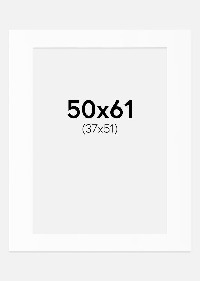 Passe-patrout Biały Standard (Białe Rdzeń) 50x61 cm (37x51)