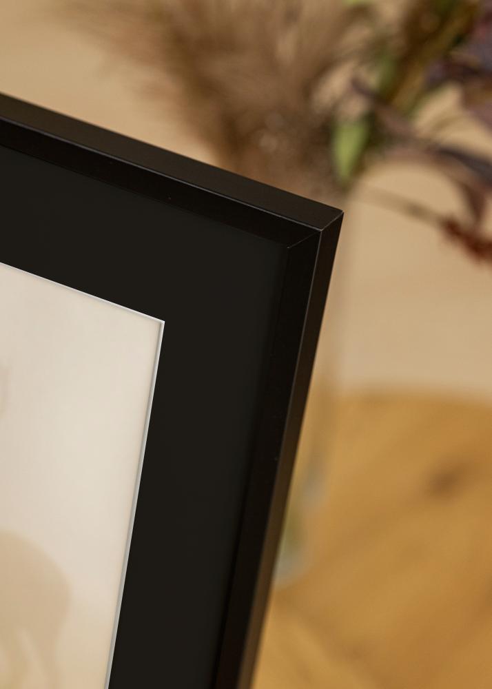 Rama E-Line Czarny 30x40 cm - Passe-patrout Czarny 21x29,7 cm (A4)