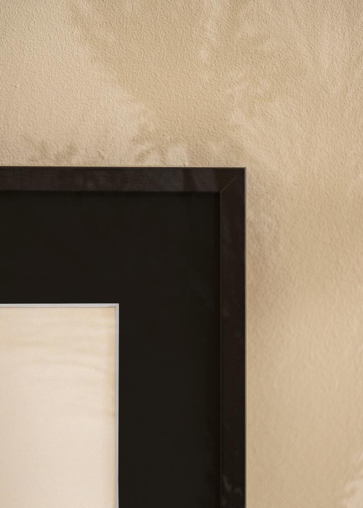 Rama E-Line Czarny 30x40 cm - Passe-patrout Czarny 21x29,7 cm (A4)