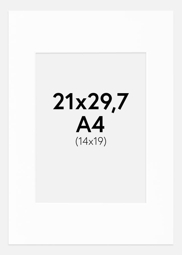 Passe-patrout Canson Biały Biały środek A4 21x29,7 cm (14x19,5)