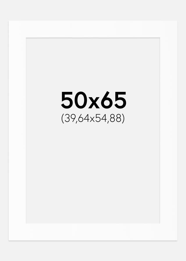 Passe-patrout Biały Standard (Białe Rdzeń) 50x65 cm (39,64x54,88)