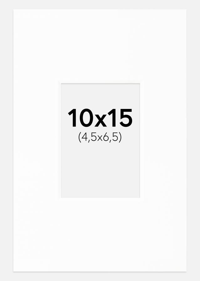 Passe-patrout Canson Biały Biały środek 10x15 cm (4,5x6,5)