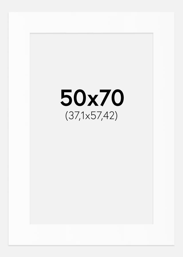 Passe-patrout Biały Standard (Białe Rdzeń) 50x70 cm (37,1x57,42)