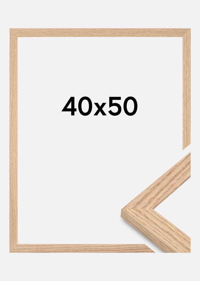 Rama Tidlös Szkło akrylowe Lity Dąb 40x50 cm