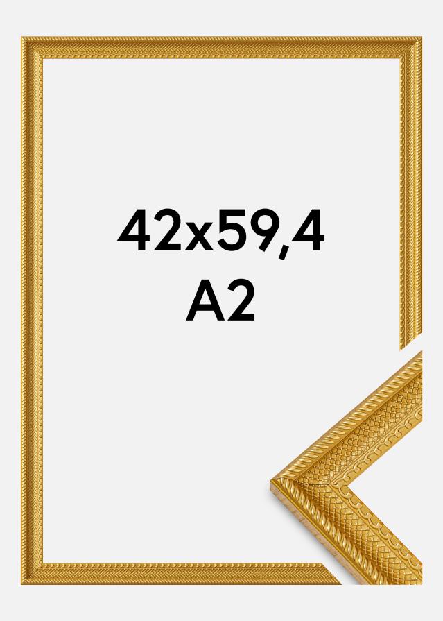 Rama Lattice Szkło akrylowe Złoty 42x59,4 cm (A2)