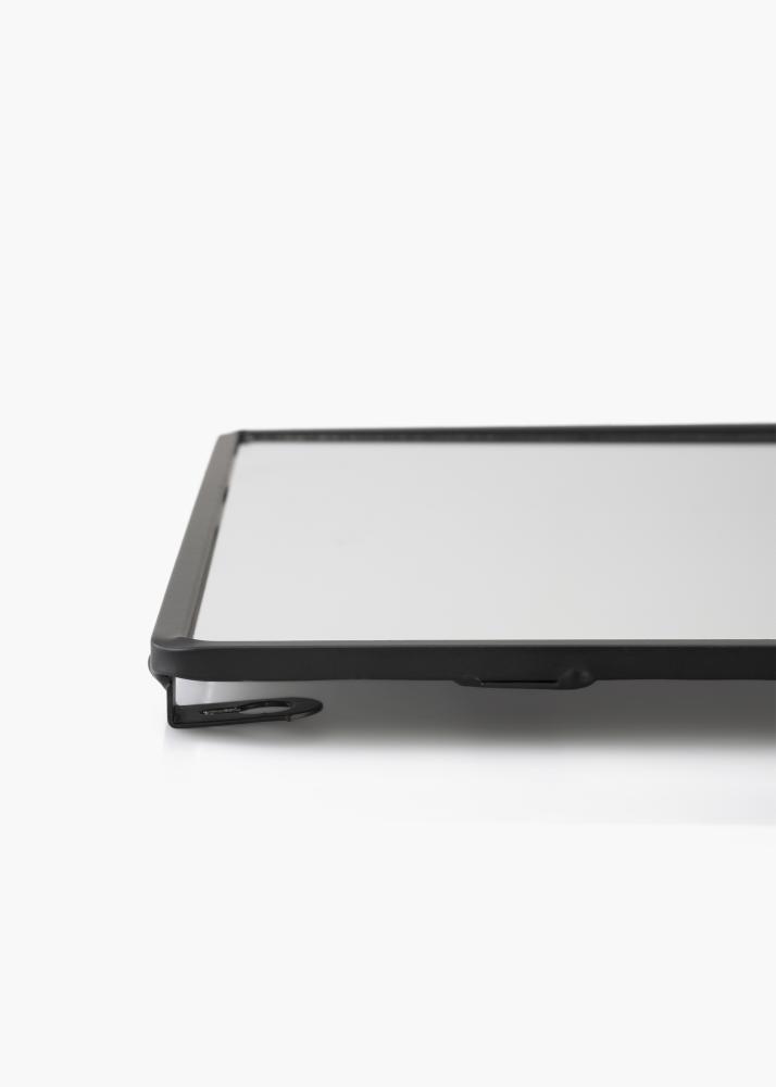 KAILA Lustro z półka - Czarny 31x60 cm