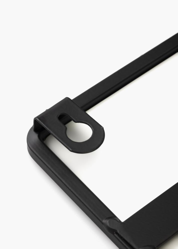 KAILA Lustro z półka - Czarny 31x60 cm