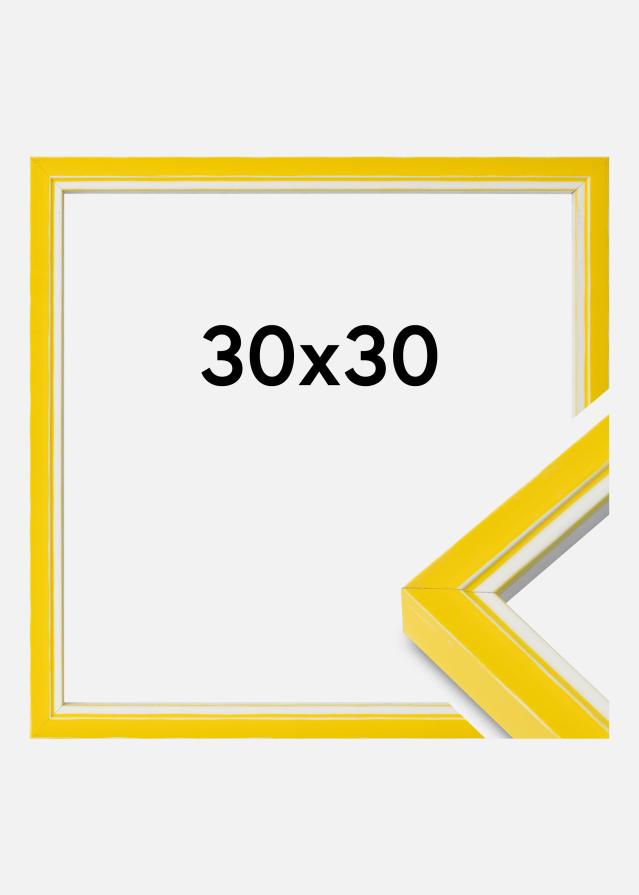 Rama Diana Szkło akrylowe Żółty 30x30 cm