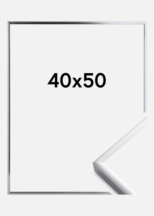 Rama Plakat Frame Aluminum Srebrny 40x50 cm