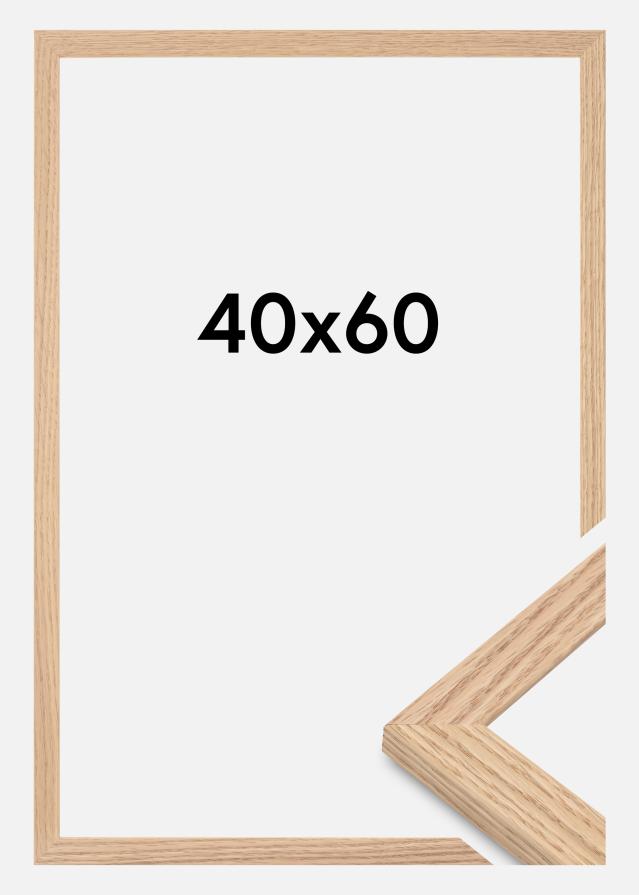 Rama Tidlös Szkło akrylowe Massiv Dąb 40x60 cm